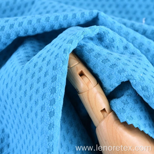 Polyester Bond Laminated Knit Jacquard Polar Fleece Fabric